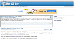 Desktop Screenshot of hints.macworld.com